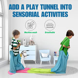 Sensory Compression Tunnel for Kids - 10ft Play Tunnel
