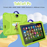 7 Inch Android Kids Tablet 4GB RAM 64GB ROM Dual Cameras