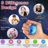 Galaxy Stress Balls Set - 6PC Foam Squeeze Toys for All Ages