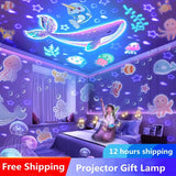 Starry Projector Night Light Rotating Galaxy Lamp for Kids