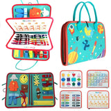 Educational Felt Quiet Books for Travel and Sensory Play