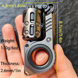EDC Fidget Slider Magnetic Push Egg Mechanical Toy - Metal