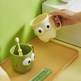 Cartoon Toothbrush Holder Cup, 9x7.9cm, Multi-functional PP