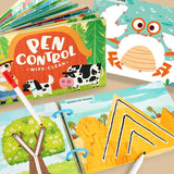 Reusable Pen Control Training Cards for Preschool Learning