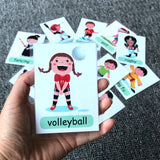 Montessori Baby Emotion Learning Cards - 12 Pack, 80x110mm