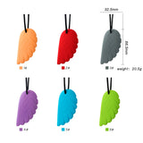 Gem Silicone Teether Necklace for Kids - Sensory Chewing Toy