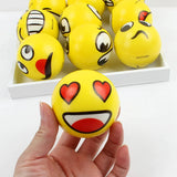 6Pcs 6.3cm Smile Face Stress Balls for Kids and Adults