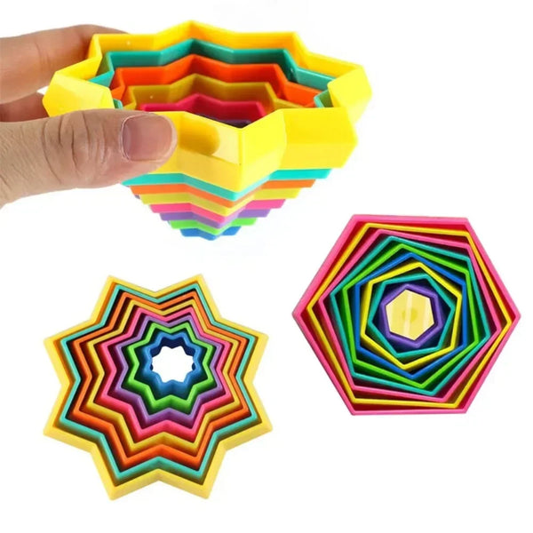 3D Spiral Illusion Fidget Toy for Stress Relief - Plastic