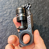 EDC Fidget Slider Magnetic Push Egg Mechanical Toy - Metal