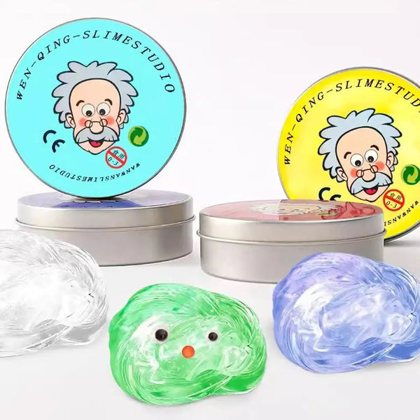 Reusable Liquid Crystal Bouncy Slime Toy Set for Kids