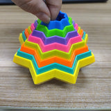 3D Spiral Illusion Fidget Toy for Stress Relief - Plastic