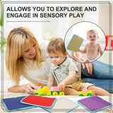 Y4UD 16-Piece Sensory Play Mat for Infants and Toddlers