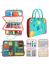 Educational Felt Quiet Books for Travel and Sensory Play