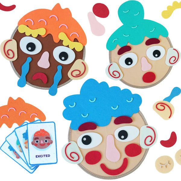 Children's Social Emotional Learning Game with 9 Emotion Cards
