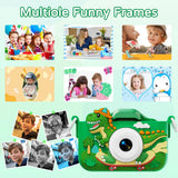 Dinosaur Kids Digital Camera 1080P HD Mini Vlogging Toy
