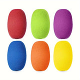 Bright Soft Foam Pen Holder Handles - 6/12pcs, Non-Slip, Ergonomic
