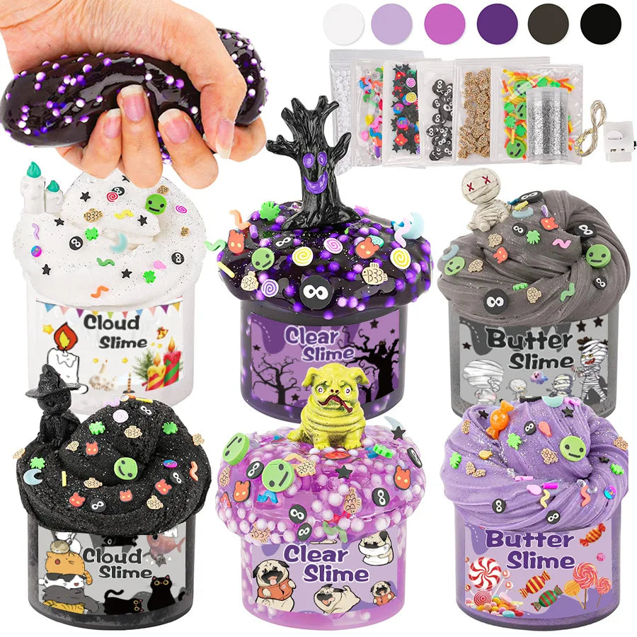 70ml DIY children's crystal slime ice cream cup kit