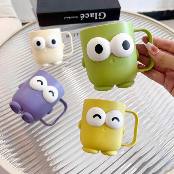Cartoon Toothbrush Holder Cup, 9x7.9cm, Multi-functional PP