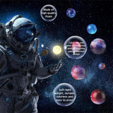 Galaxy Stress Balls Set - 6PC Foam Squeeze Toys for All Ages