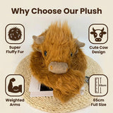 60cm Long Arm Plush Pillow Raccoon Koala Bear Dinosaur Gift