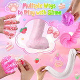 70ml DIY children's crystal slime ice cream cup kit