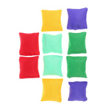 Kids Sandbag Throwing Toys 10PCS Colorful Handmade Outdoor Set