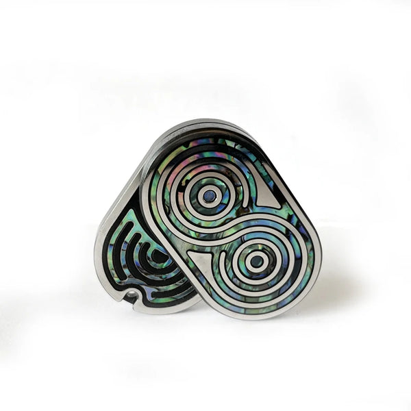 Metal Fidget Slider for ADHD Relief - Stainless Steel Toy