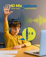 Awatrue AT2 Kids Headphones Wired Over-Ear with Mic