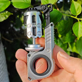 EDC Fidget Slider Magnetic Push Egg Mechanical Toy - Metal