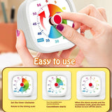 60 Minute Silent Countdown Timer with Protective Case