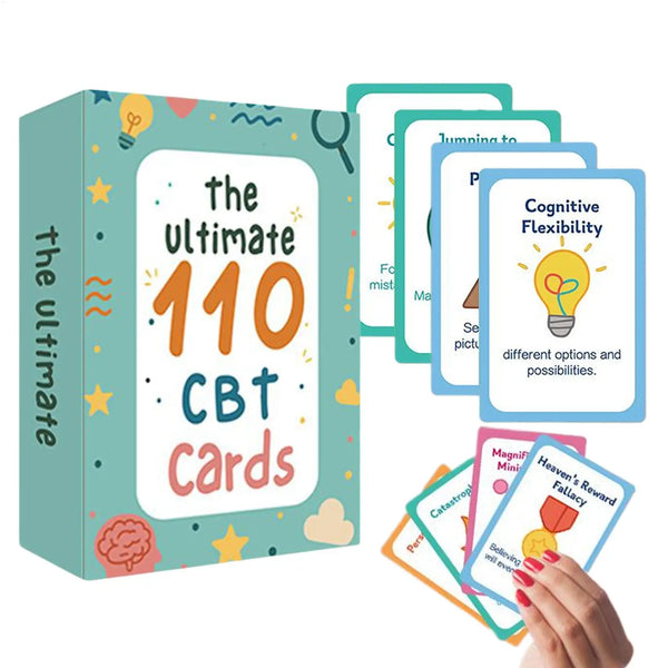 110 Cognitive Behavioral Therapy Flashcards for Mindfulness
