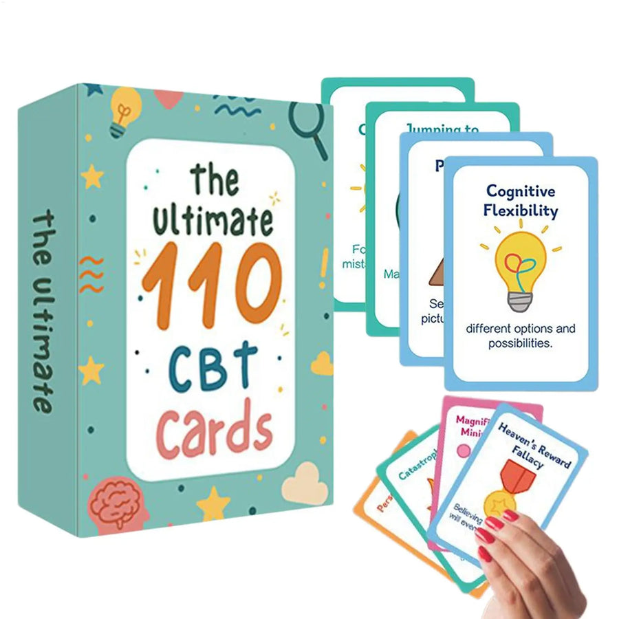110 Cognitive Behavioral Therapy Flashcards for Mindfulness