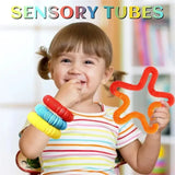 Pop Tubes Sensory Fidget Toy - 5/10 Pcs for Autism & Anxiety