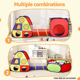 Keezi Kids Play Tent Teepee with Tunnel and Ball Pit
