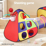 Keezi Kids Play Tent Teepee with Tunnel and Ball Pit