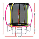 Everfit 6ft Kids Round Trampoline with Safety Net