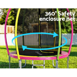 Everfit 6ft Kids Round Trampoline with Safety Net