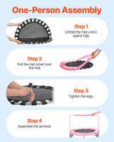 36" Kids Trampoline, Foldable Mini Rebounder for Toddlers