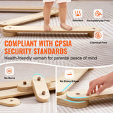 Kids Balance Beam Stepping Stones Set - 6 Colorful Boards