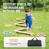 Kids Balance Beam Stepping Stones Set - 6 Colorful Boards